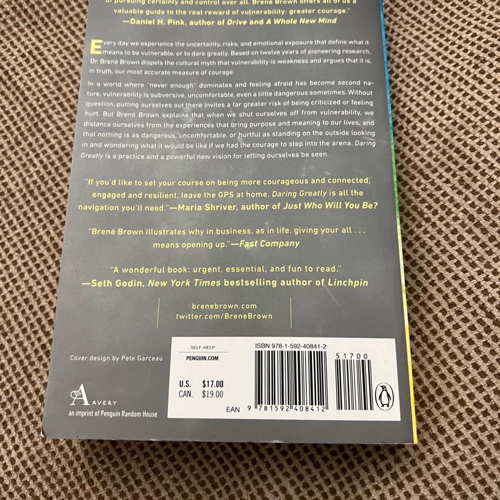 Daring Greatly by Brene Brown book - Picture 5 of 5